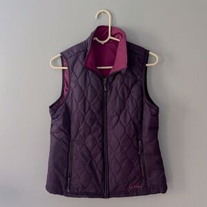 L.L. Bean Purple/Pink Reversible Women’s Vest